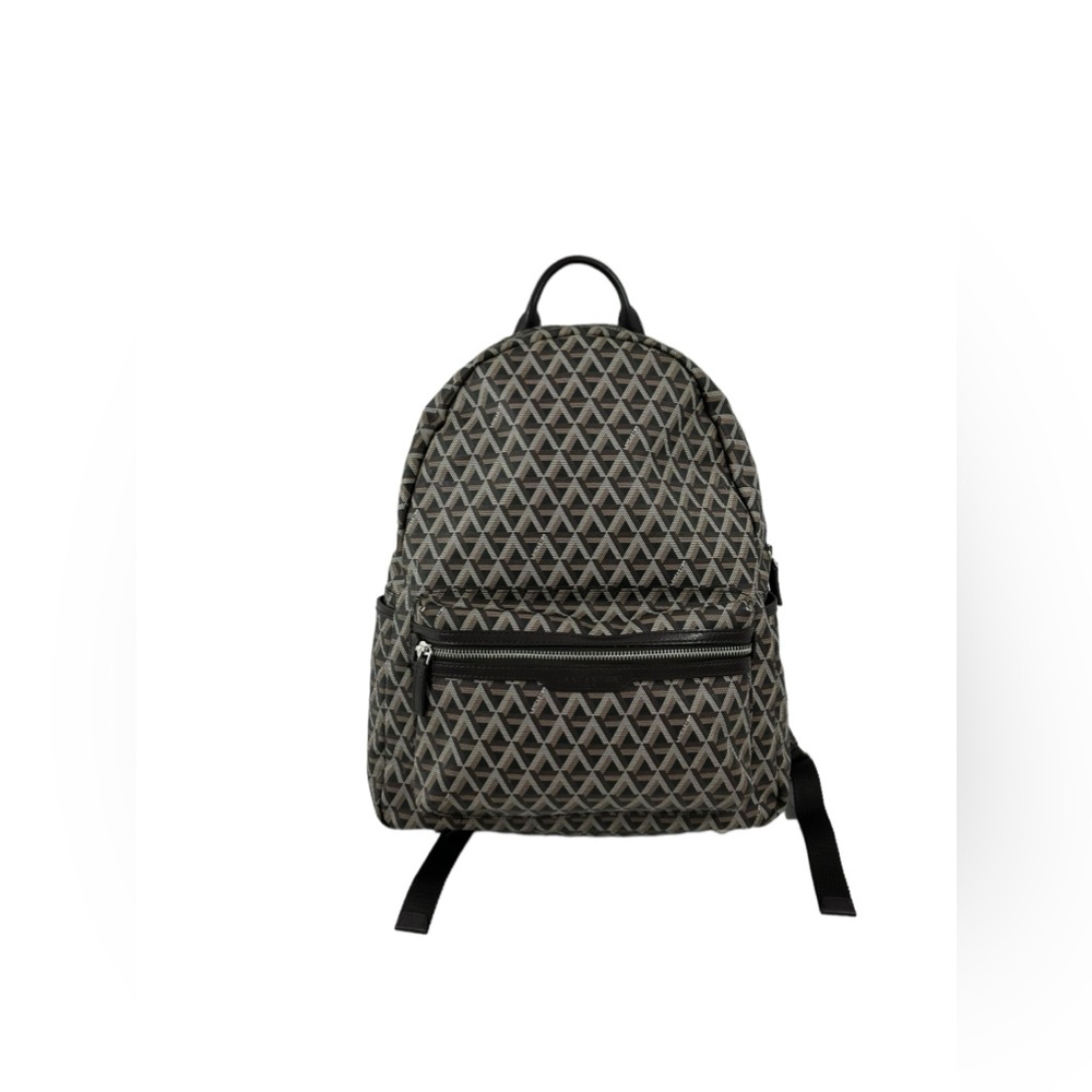 Genuine LANCASTER Paris signature backpack rucksack canvas pvc  work school - Picture 4 of 15